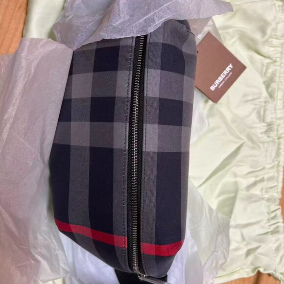 Burberry Medium Check Sonny Fanny Belt Bag - Picture 1 of 7